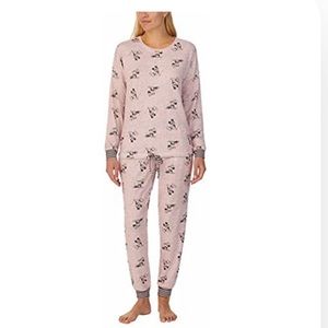 🆕 Disney Mickey & Minnie Mouse 2 Piece Pajama Set, Lounge Set, Jogger Set